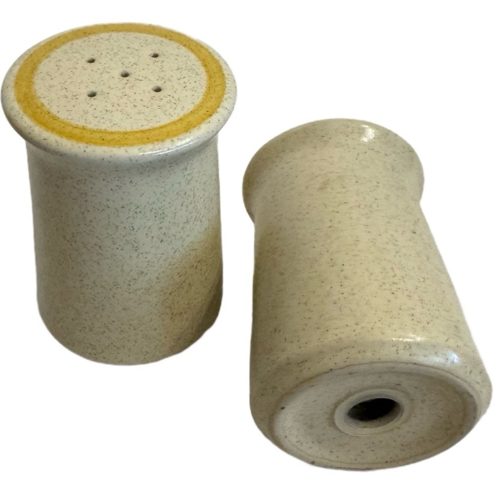 Hearthside Garden Festival Stoneware Salt and Pepper Shakers Set 2 pcs